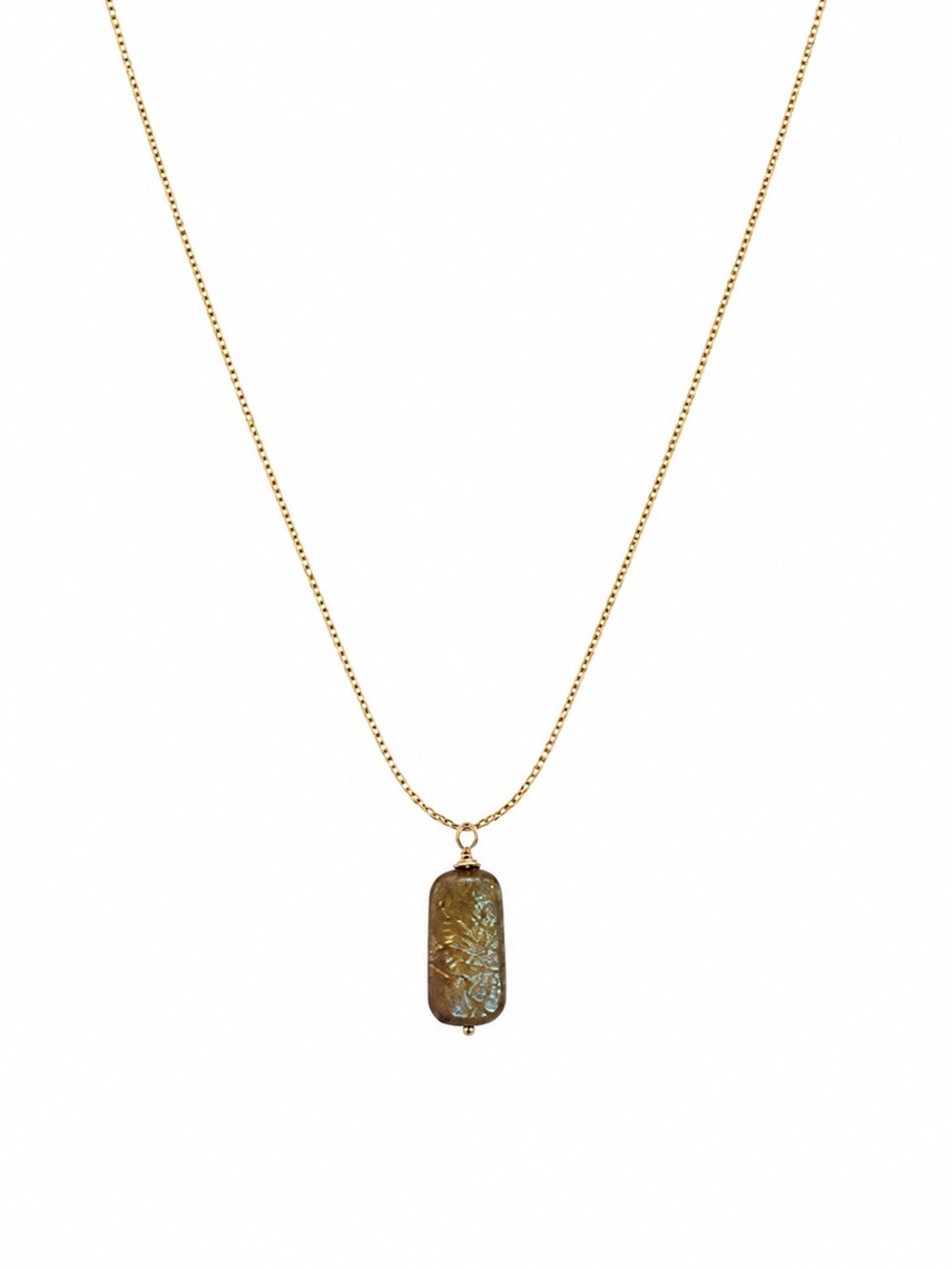 Sloane Amber Pearl Necklace